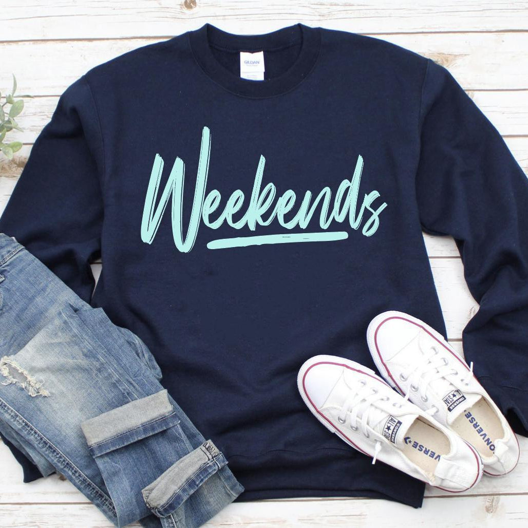 Weekends sweatshirt - Signastyle Boutique