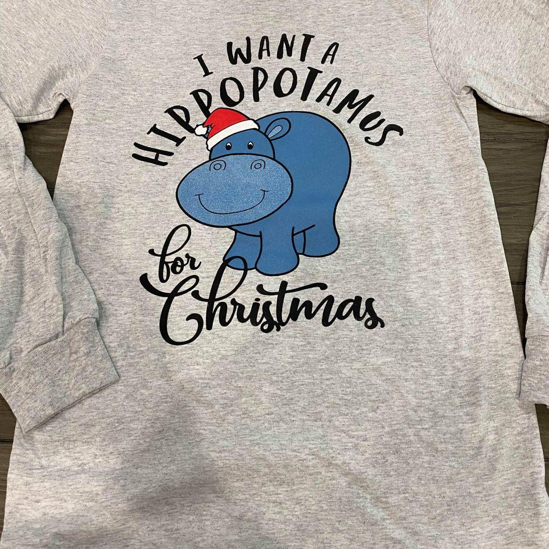 I want a hippopotamus for Christmas! - Signastyle Boutique