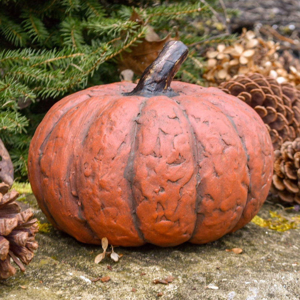 5.75" Orange Short Pumpkin-Holiday / Seasonal-Rustic Barn Boutique