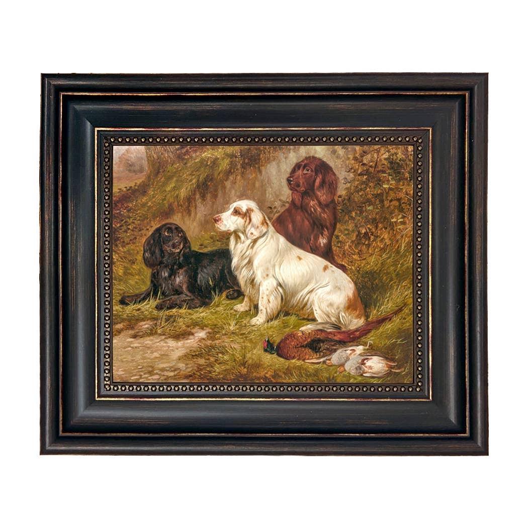 Spaniels at Rest by Colin Graeme Framed Oil Painting Print - Signastyle Boutique