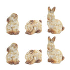Rustic Terracotta Rabbits - Set of 6 - Signastyle Boutique