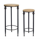 Metal/Wood Tables (Set of 2) - Signastyle Boutique