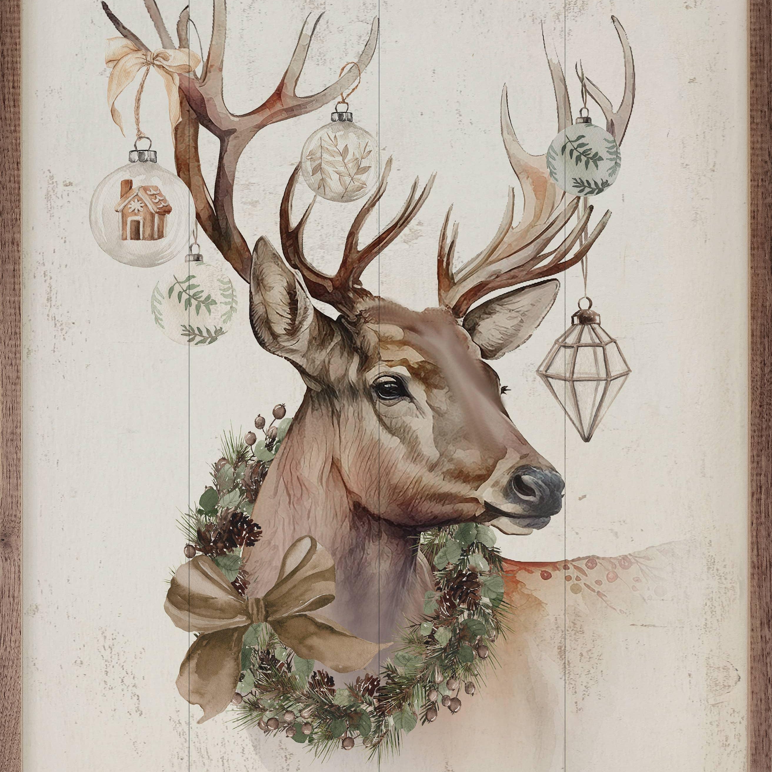 Festive Reindeer: 8 x 10 - Signastyle Boutique