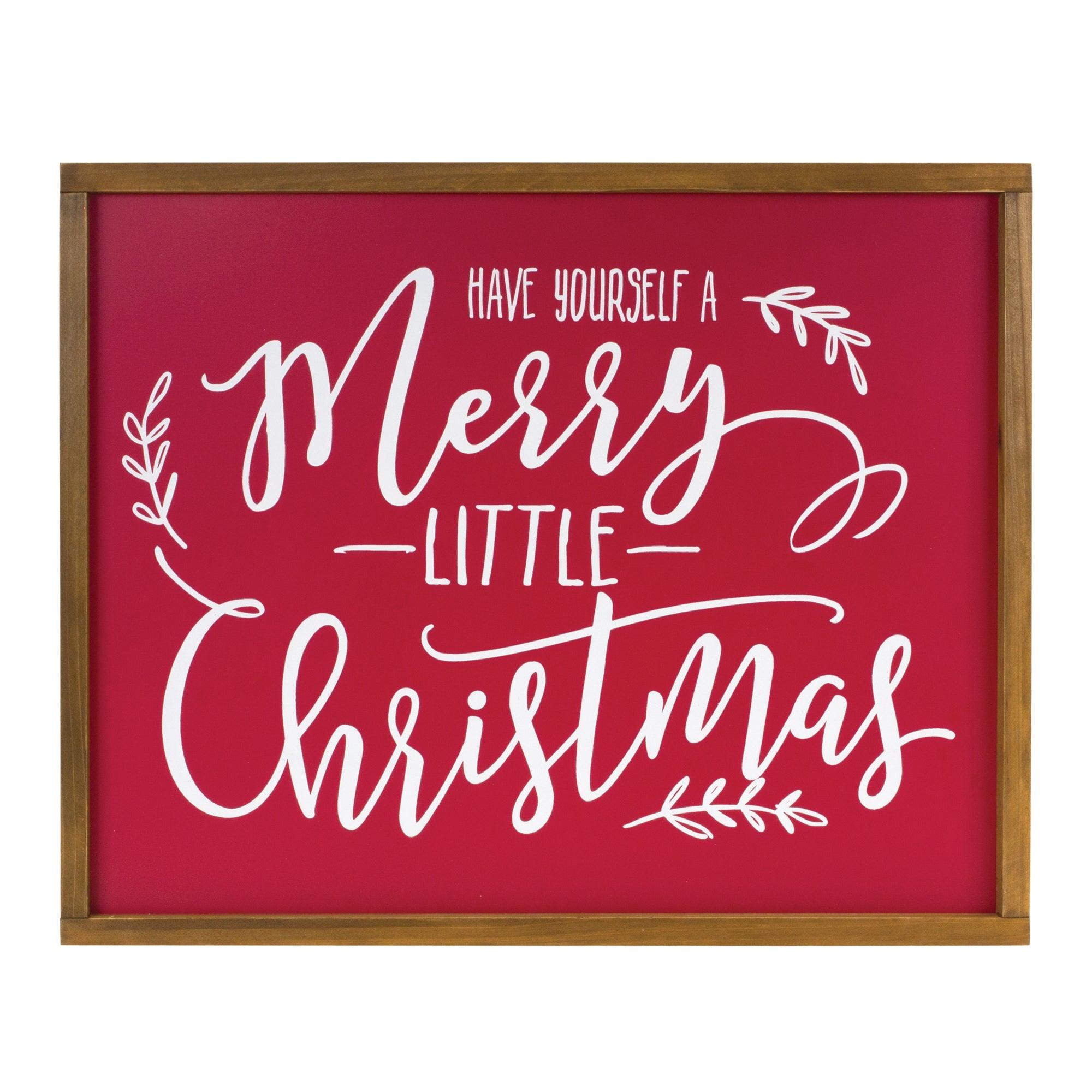 Merry Little Christmas Sign - Signastyle Boutique