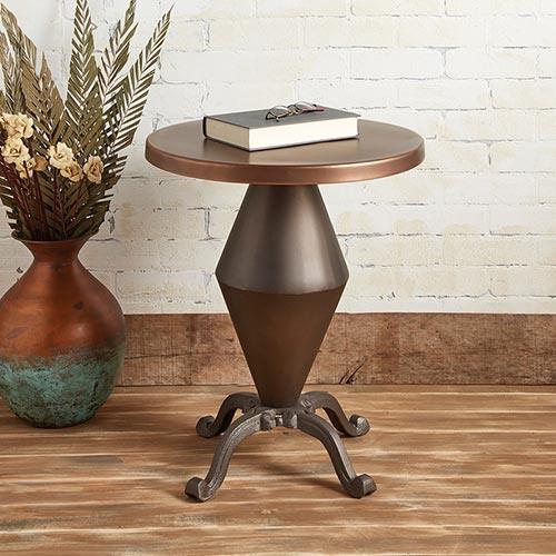 Round Metal Table-Tables & Desks-Rustic Barn Boutique