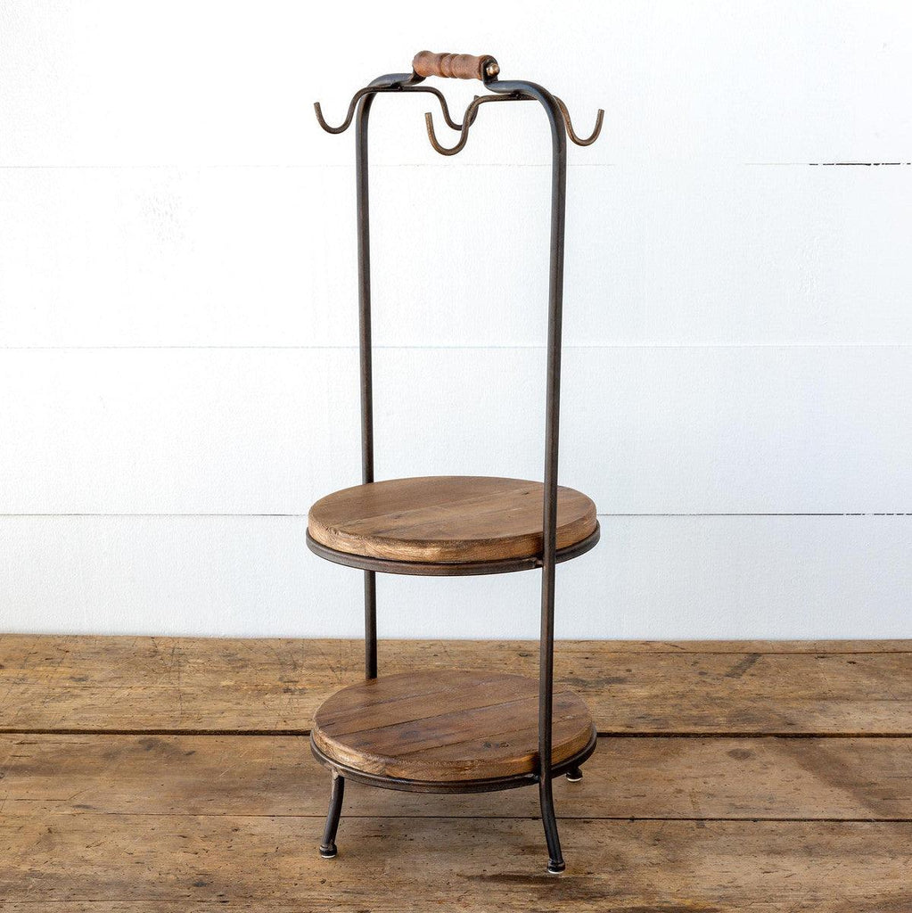 Counter Dish and Cup Display Stand-Home Accessories-Rustic Barn Boutique