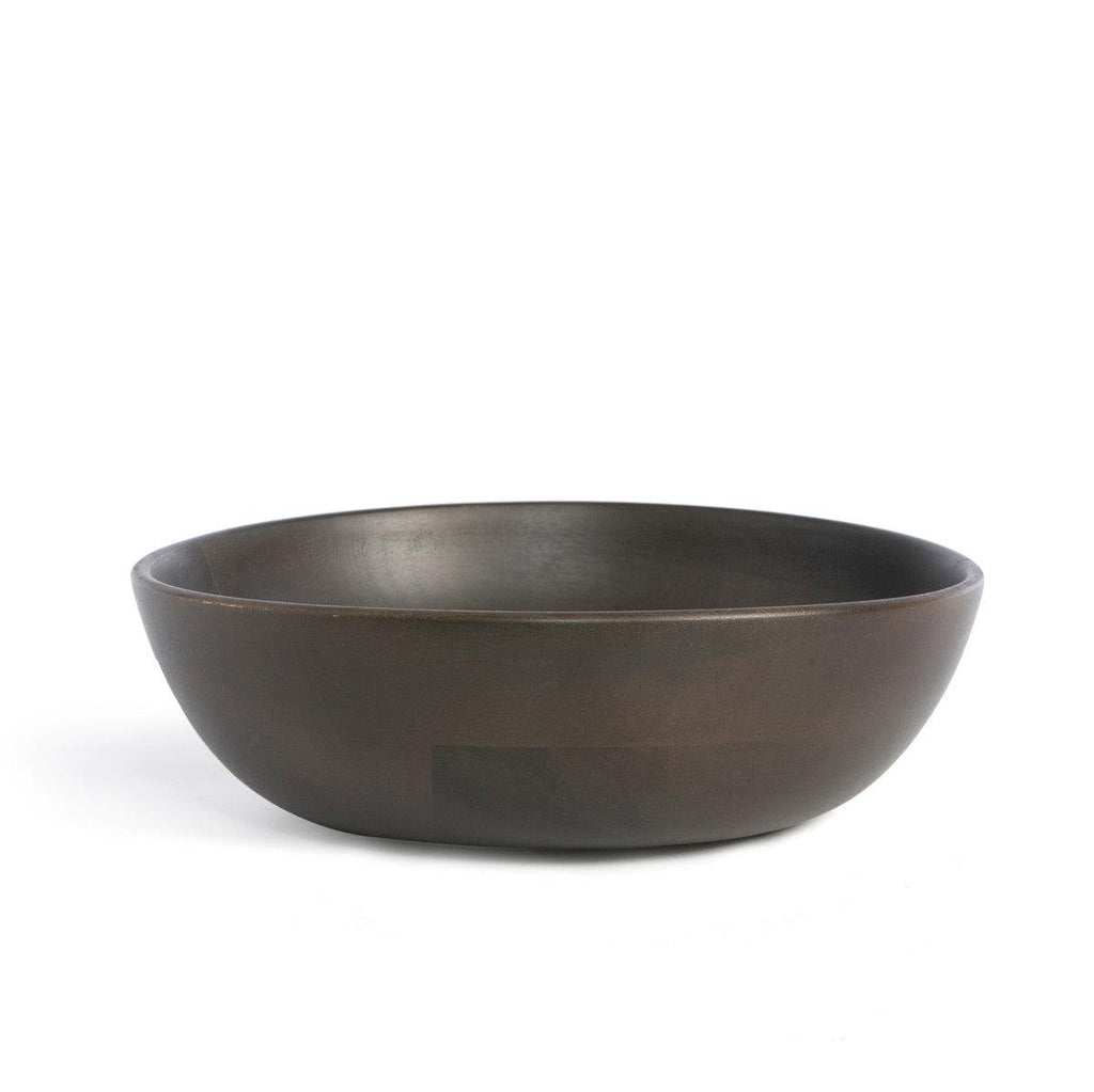 Polished Wood Serving Bowl, Large-Home Accessories-Rustic Barn Boutique