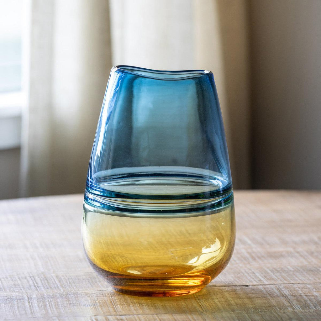 Ansen Glass Vase, Tall-Home Accessories-Rustic Barn Boutique