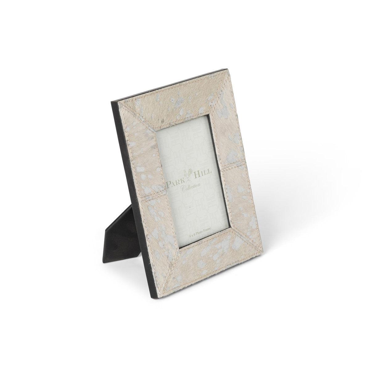 Paint Spattered Hide Photo Frame, Small - Signastyle Boutique