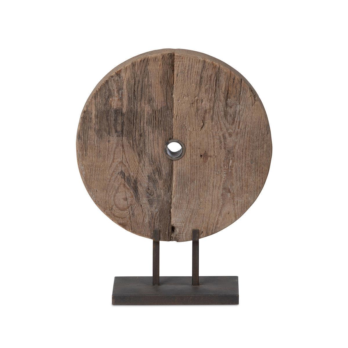 Found Wood Round Mounted Sculpture - Signastyle Boutique