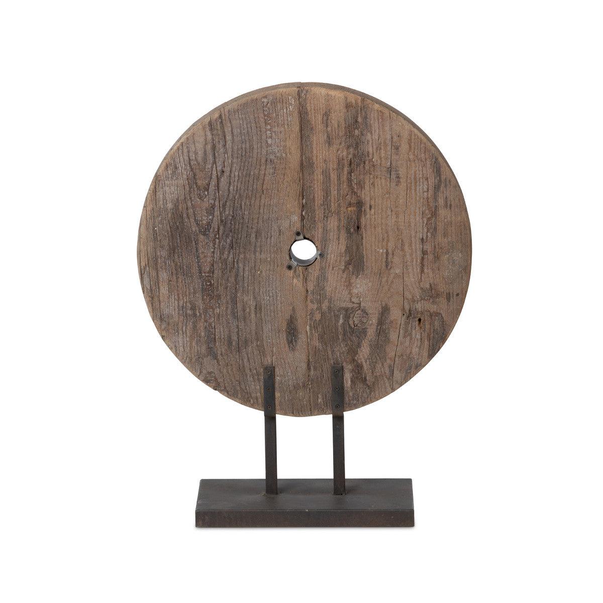 Found Wood Round Mounted Sculpture - Signastyle Boutique
