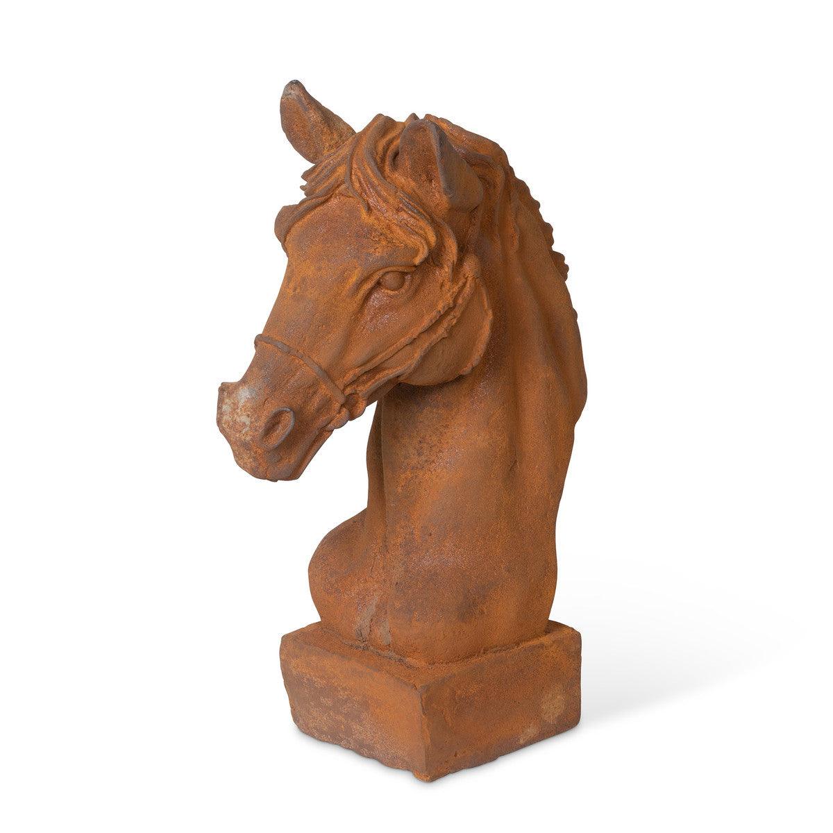 Thoroughbred Cast Iron Bust - Signastyle Boutique