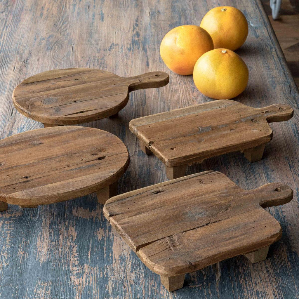 Wooden Cutting Board Risers, Set of 4-Home Accessories-Rustic Barn Boutique