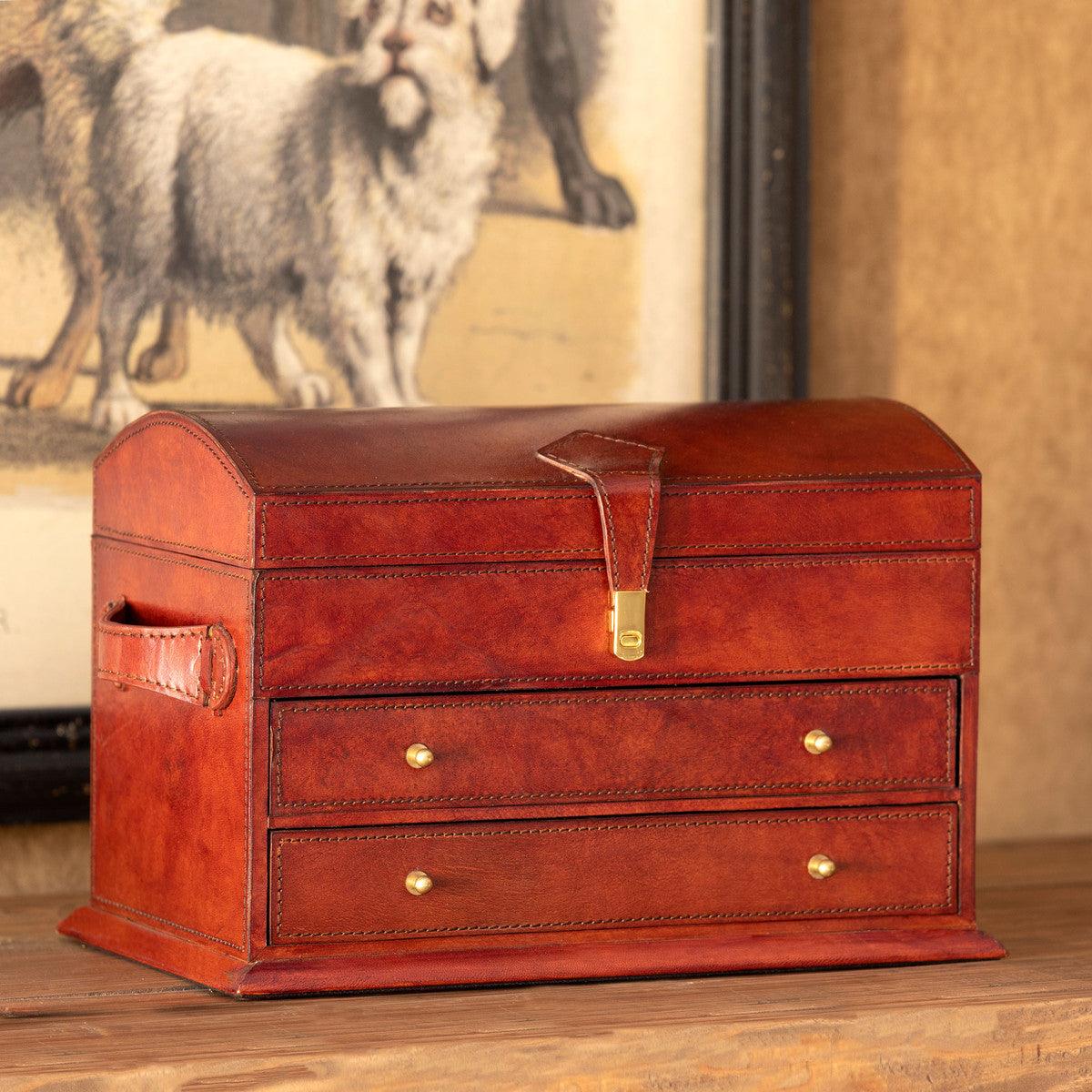 Kennedy Leather Jewelry Box - Signastyle Boutique
