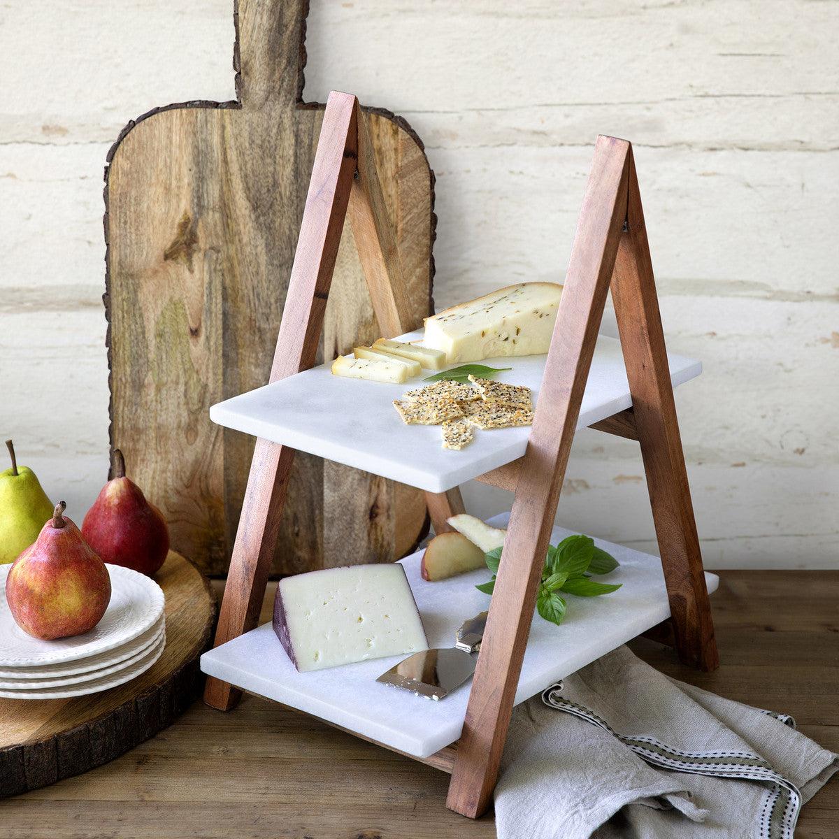 A-Frame Marble Cheese Server - Signastyle Boutique