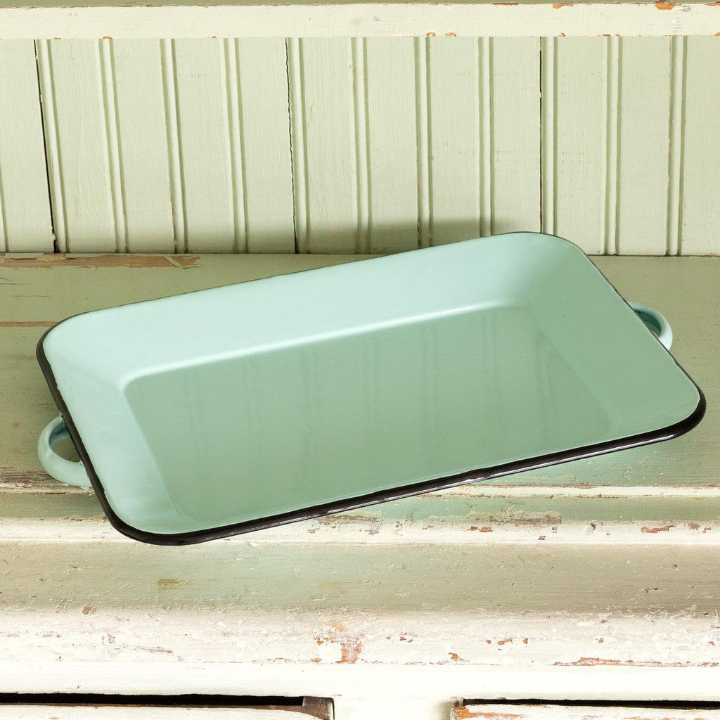 Enamelware Rectangular Tray-Home Accessories-Rustic Barn Boutique