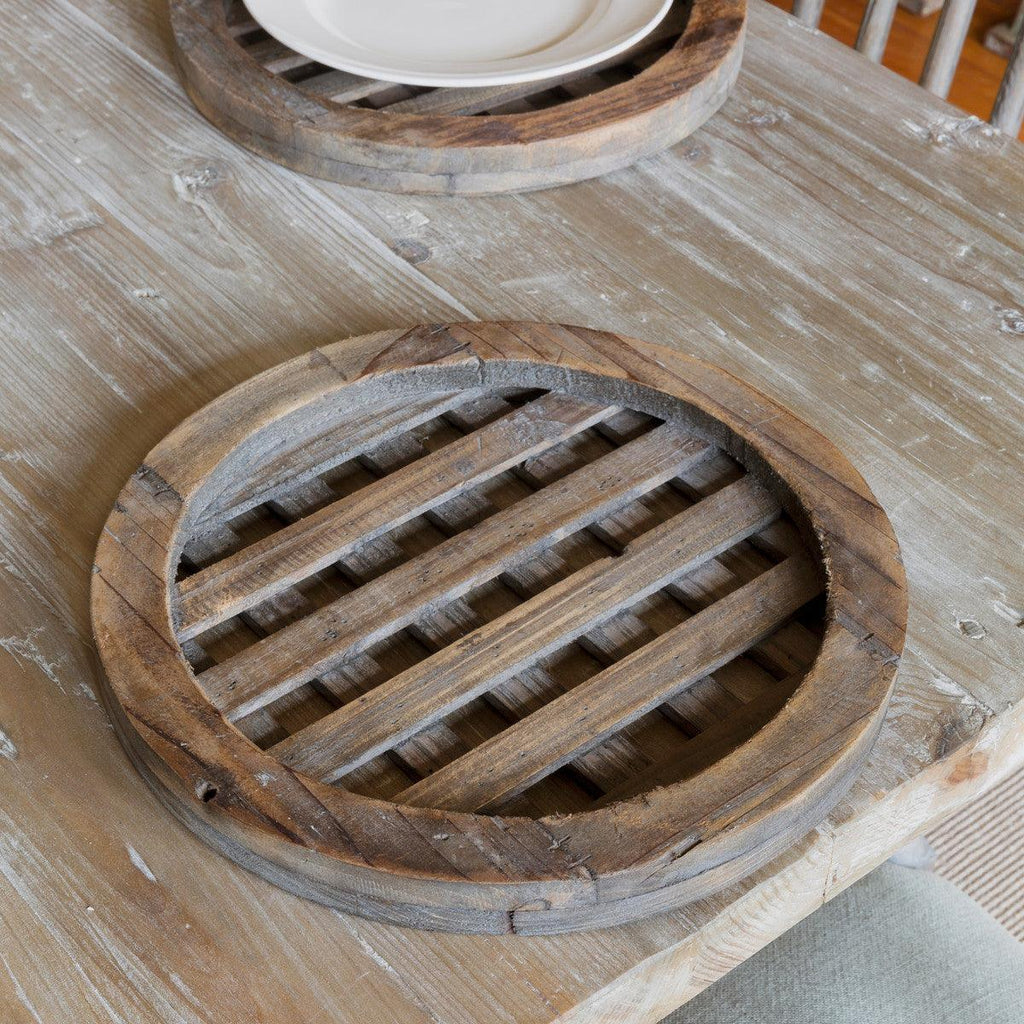 Round Lattice Charger-Home Accessories-Rustic Barn Boutique
