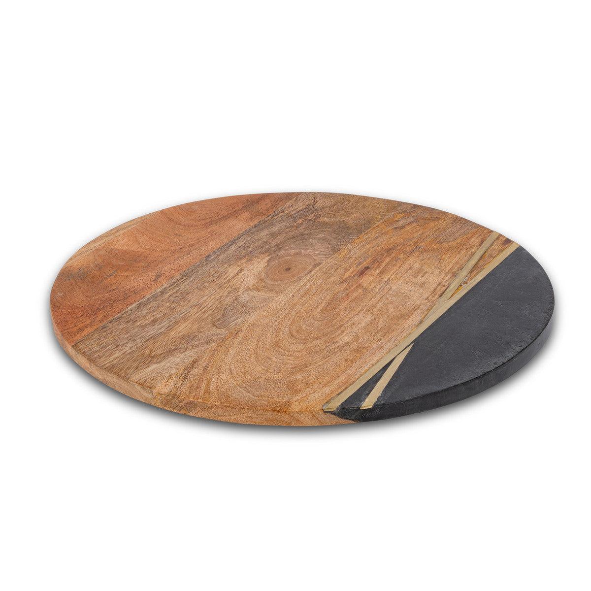 Black Stone Edge Round Cutting Board - Signastyle Boutique