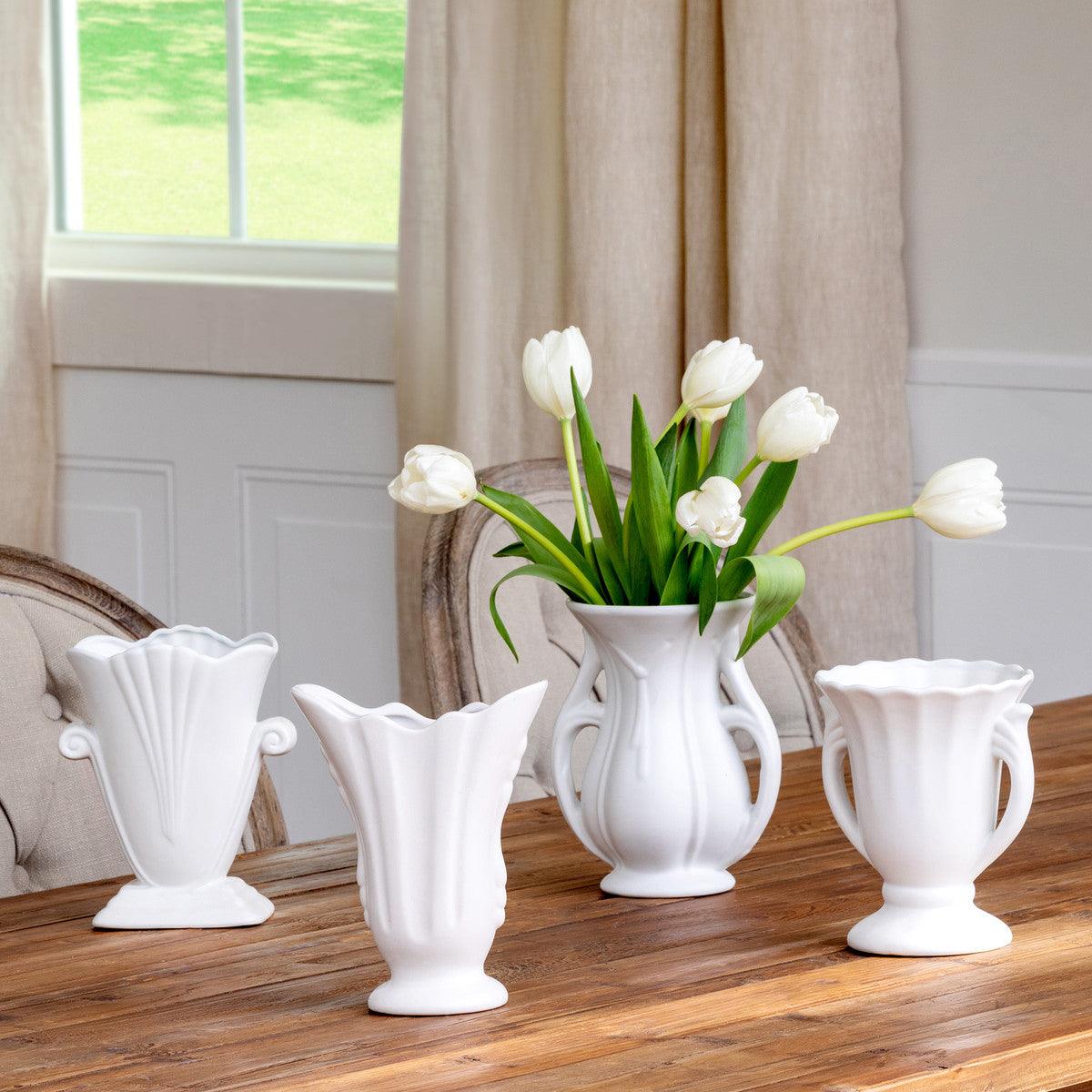 Vintage-Style Flower Vase Collection, Set of 4 - Signastyle Boutique