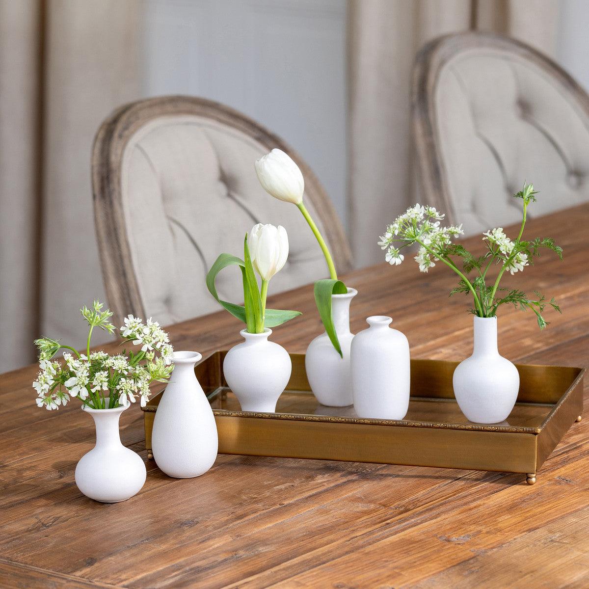 Petite Flower Vase Collection, Set of 6 - Signastyle Boutique