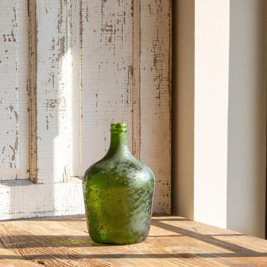 Cellar Bottle Antique Green, Small-Containers-Rustic Barn Boutique