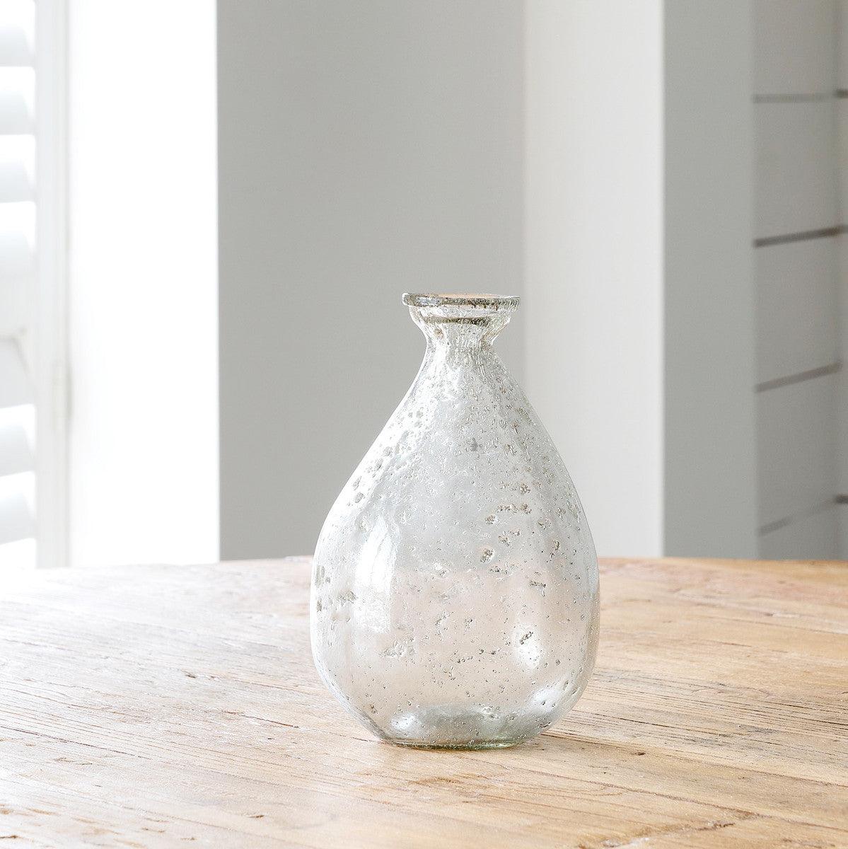 Dylan Organic Seeded Glass Vase, Medium - Signastyle Boutique