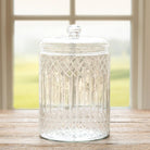 Carraway Etched Glass Canister, Large - Signastyle Boutique