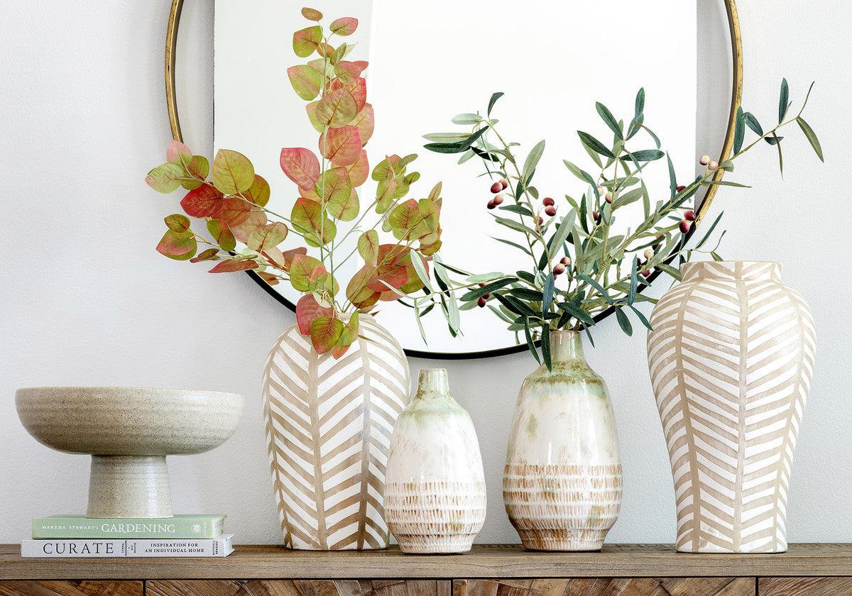 Fresno Ceramic Glazed Vase, Small - Signastyle Boutique