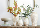 Fresno Ceramic Glazed Vase, Small - Signastyle Boutique