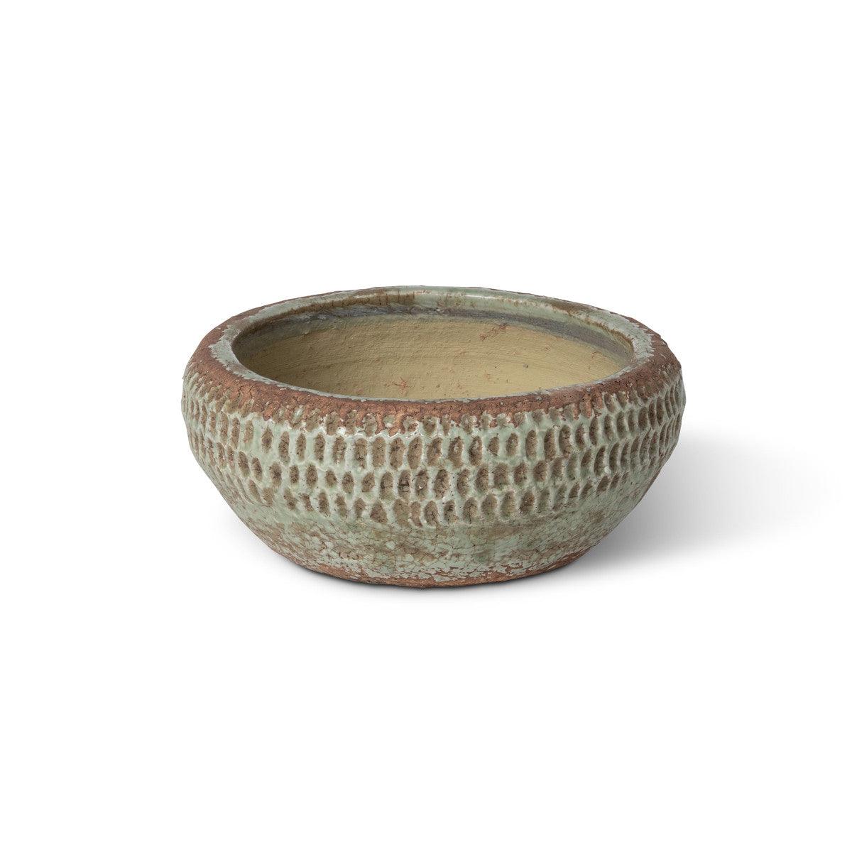 Yuma Pattern Low Ceramic Bowl, Small - Signastyle Boutique