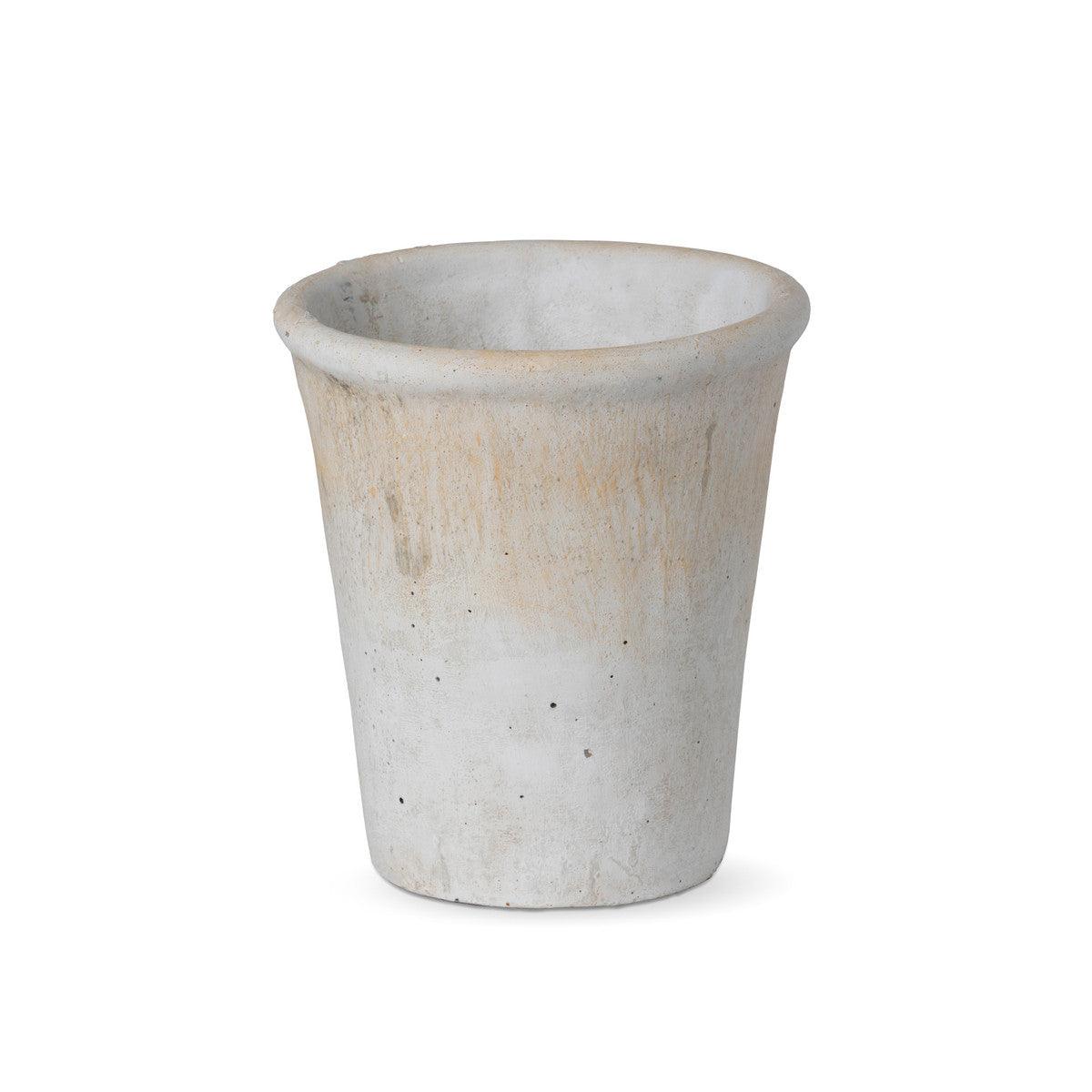 Distressed Concrete Pot, Medium - Signastyle Boutique