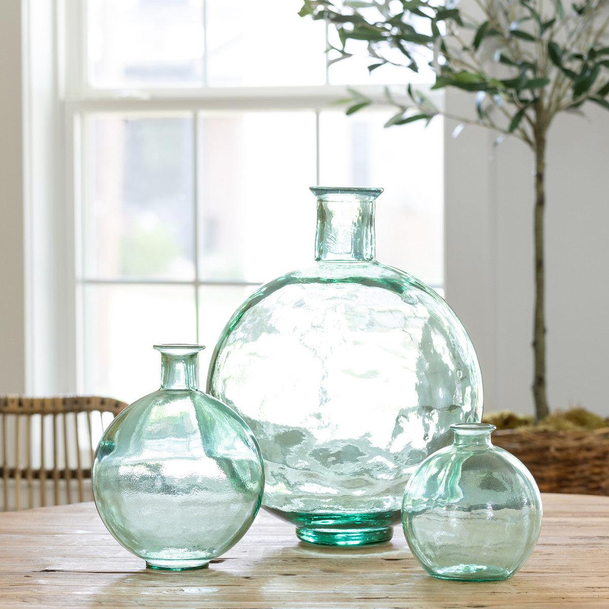 Recycled Glass Artemis Vase, Large - Signastyle Boutique