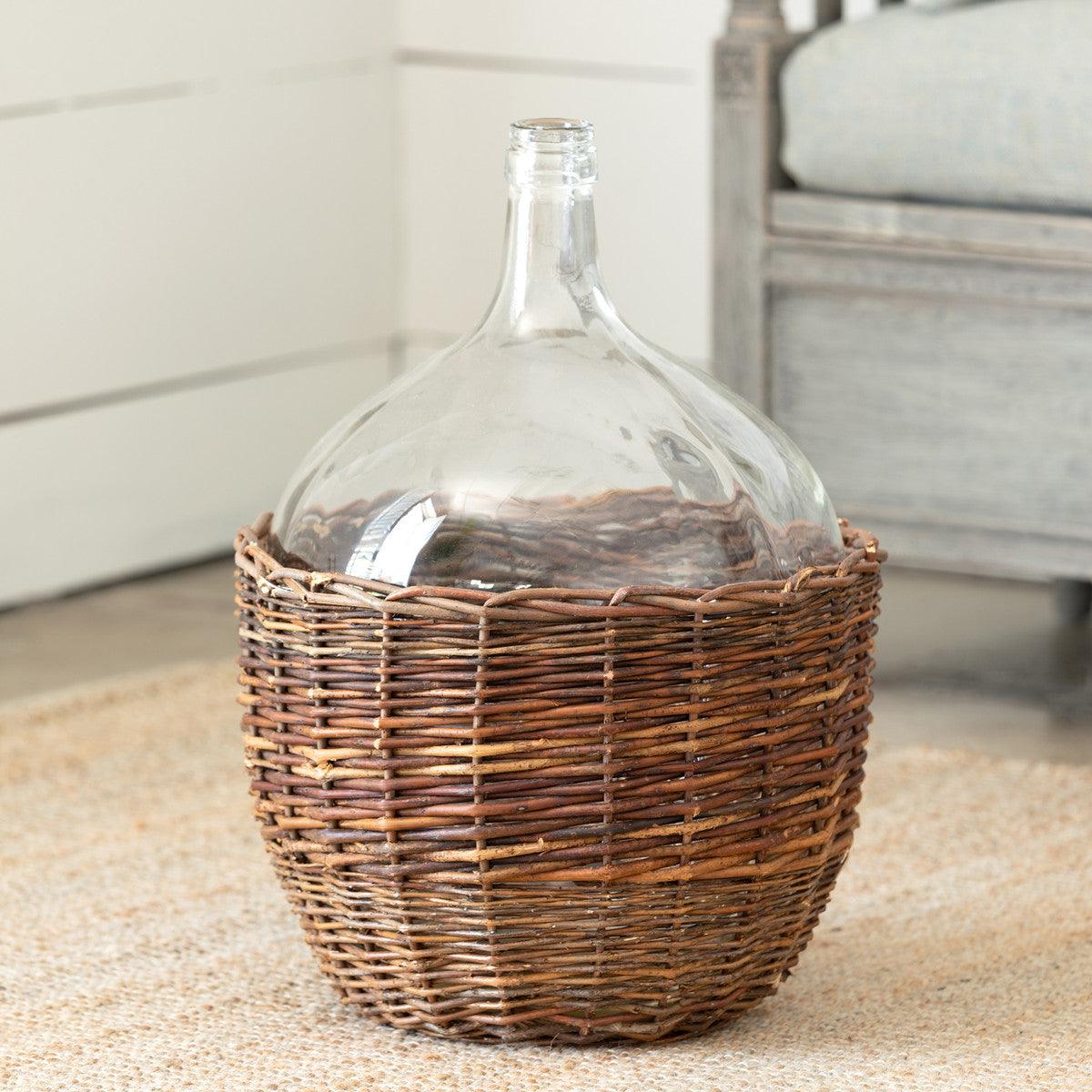 Willow Covered Cellar Bottle - Signastyle Boutique