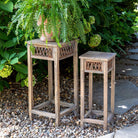 Iron Lattice Garden Pedestal - Signastyle Boutique