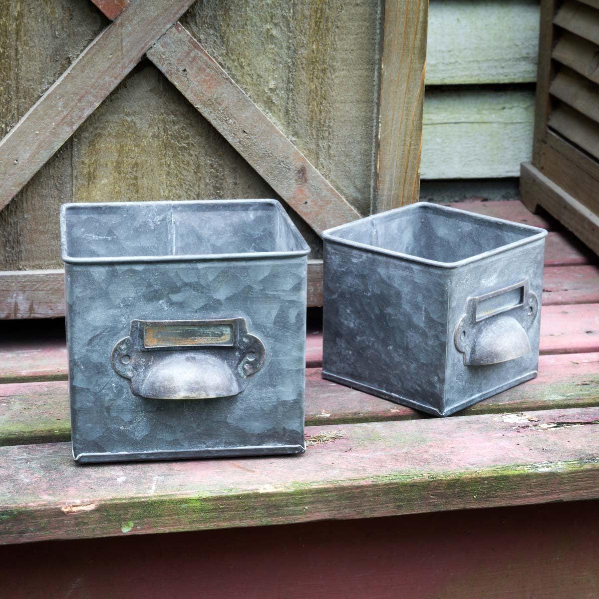 Metal Bin Drawer Boxes - Signastyle Boutique