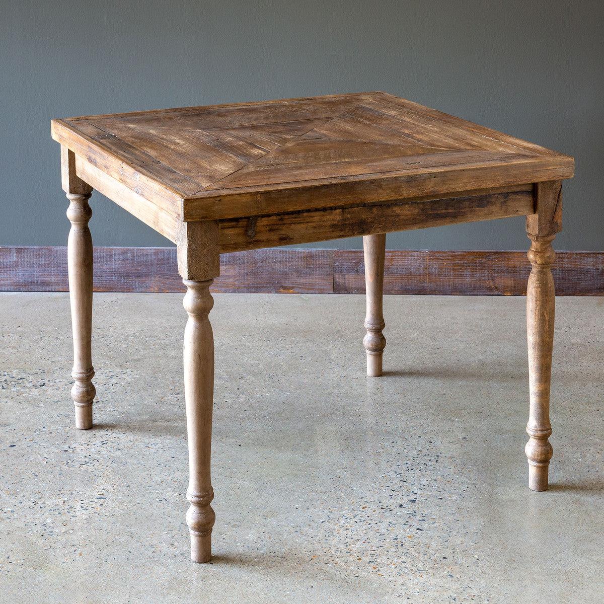 Reclaimed Wood Square Display Table - Signastyle Boutique