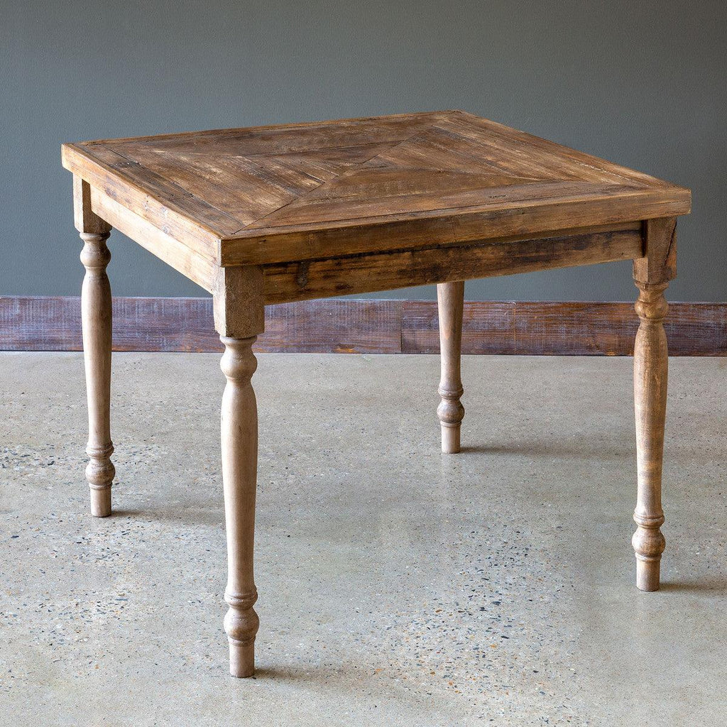Reclaimed Wood Square Display Table-Furniture-Rustic Barn Boutique