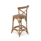 Wooden Cross Back Counter Stool - Signastyle Boutique