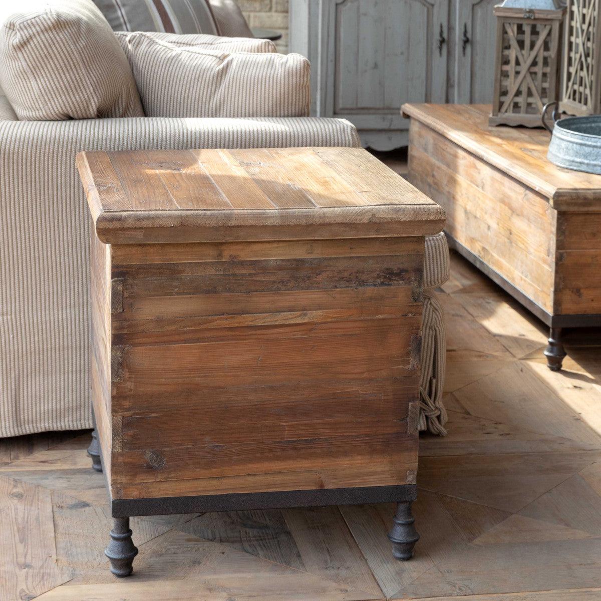 Bee Box End Table-Furniture-Rustic Barn Boutique