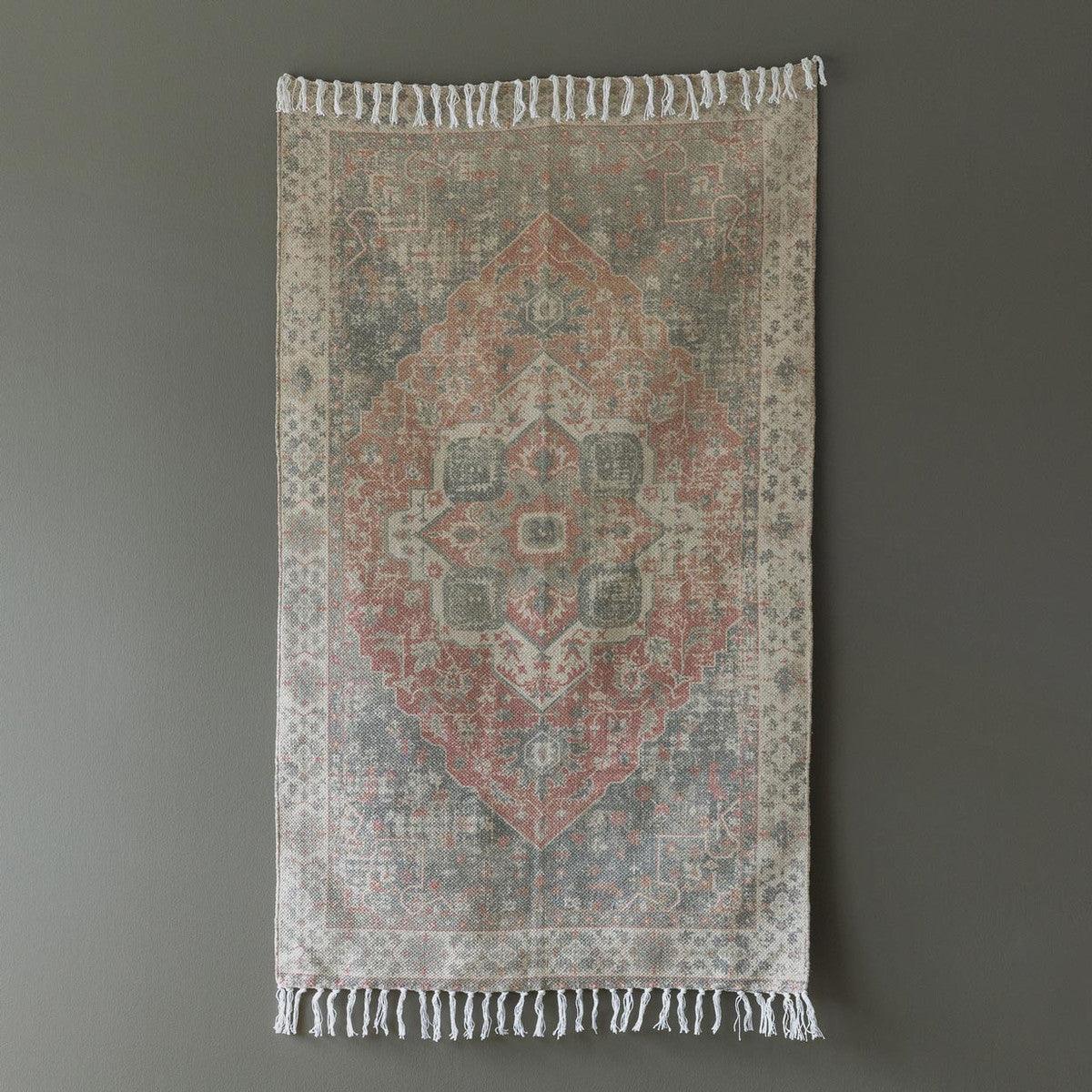 Cotton Printed Rug, Tamarind, 3' x 5' - Signastyle Boutique
