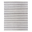Textured Stripe Pattern Wool Rug, 7'9" x 9'9" - Signastyle Boutique