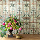 Bamboo and Fuchsia Pattern Wallpaper - Signastyle Boutique