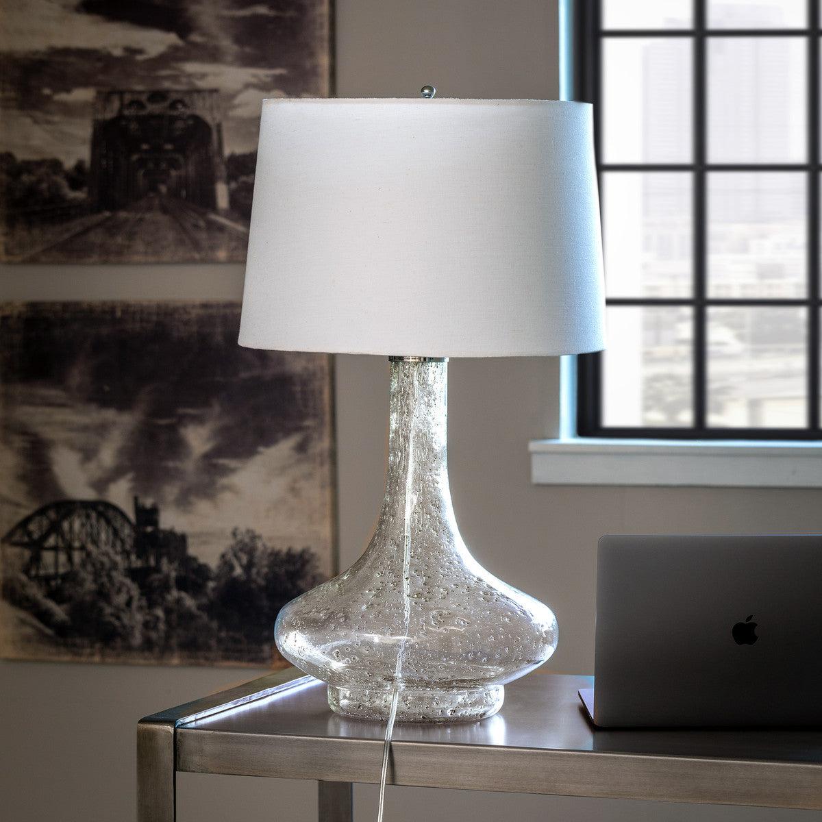 Finlay Seeded Glass Lamp - Signastyle Boutique