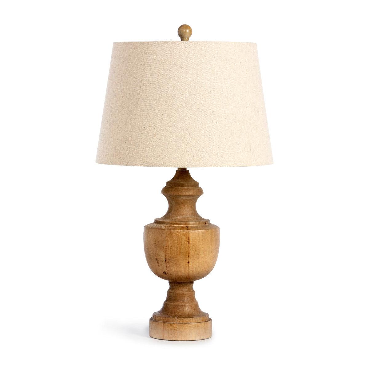 Wooden Urn Finial Lamp - Signastyle Boutique