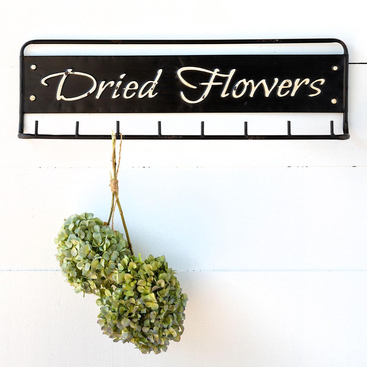 "Dried Flowers" Metal Hanging Rack - Signastyle Boutique