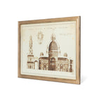 Vaticano Architectural Drawing Framed Print - Signastyle Boutique