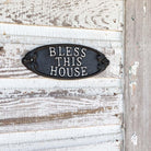 Cast Iron Bless This House Plaque - Signastyle Boutique