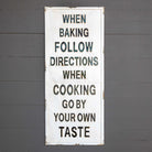 Metal Cooking Sign - Signastyle Boutique