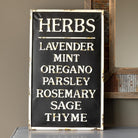 Metal Herb Sign - Signastyle Boutique