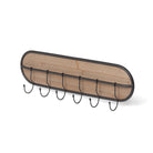 Wood and Iron Wall Hook Rack - Signastyle Boutique